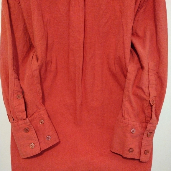 Zara - Salmon Button Front Shirt - Picture 9 of 12